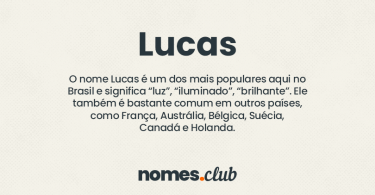 Conheça a origem e significado do nome Lucas