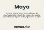 Maya significado