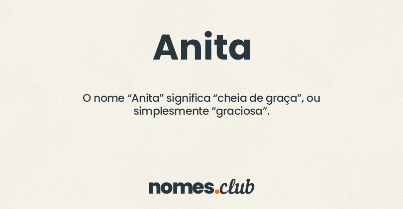 Anita significado