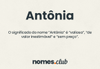 Antônia significado