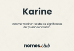 Karine significado