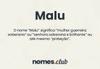 Malu significado