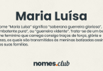 Maria Luísa significado