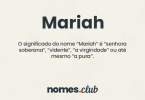 Mariah significado