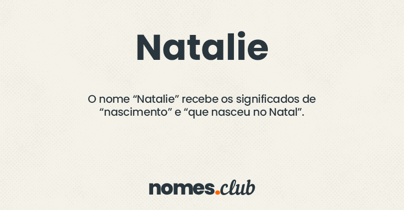 Natalie significado