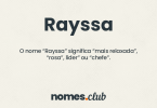 Rayssa significado