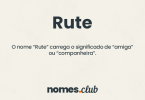 Rute significado