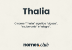 Thalia significado